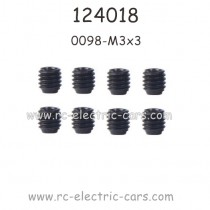 WLTOYS 124018 Parts 0098 M3x3 Screws for Motor