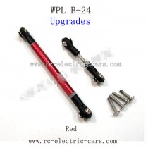 WPL B24 GAz-66 Upgrades-Red Metal Connect Rod Black Plastic Ball Head