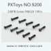 PXToys NO.9200 PIRANHA Car Parts, 2X8PB Screw P88029 10Pcs, 4WD RC Short Course